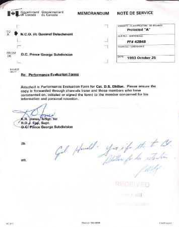 Re: performance evaluation forms