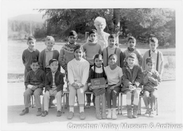 [Class photo of Mrs. Coulter and her students]