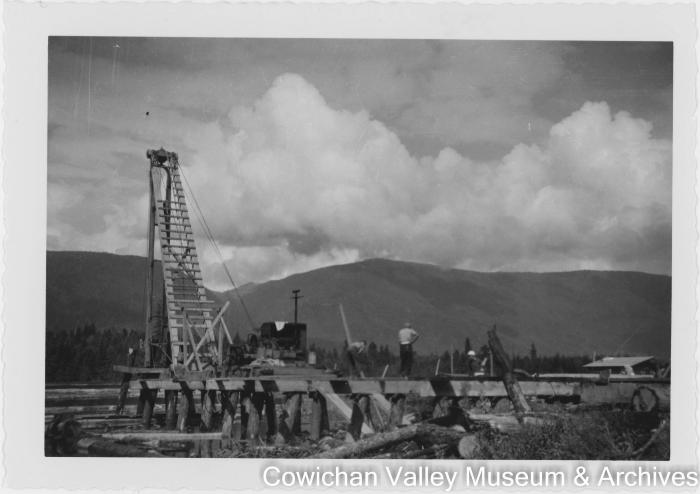 Beaver Lake mill by Cowichan Lake