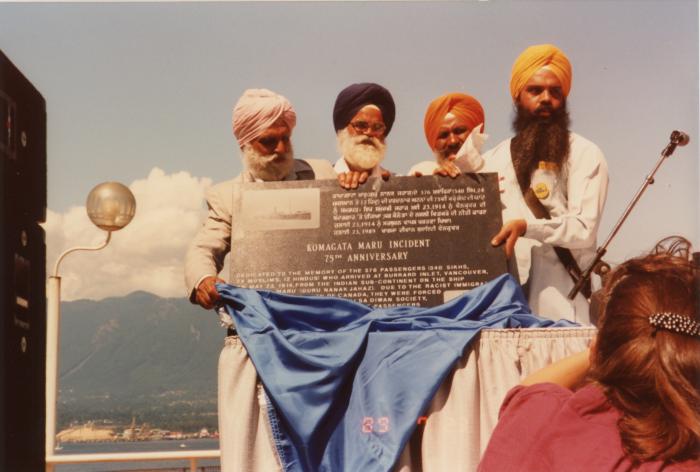 Unveiling plaque