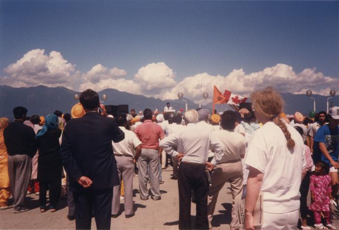 Canada Place gathering