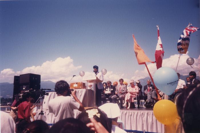Canada Place gathering