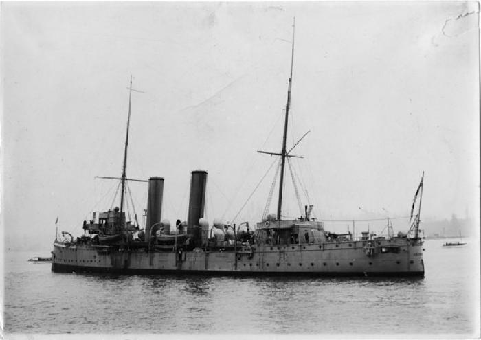 H.M.C.S. Rainbow during the Komagata Maru Incident