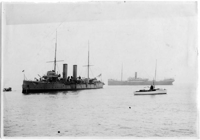 The Komagata Maru and the H.M.C.S. Rainbow