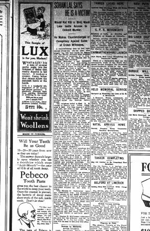 Newsclipping - Vancouver Daily Province: Sohan Lal says he is a victim. Page 17