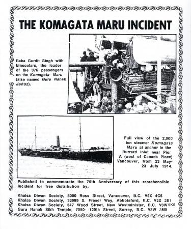 The Komagata Maru Incident