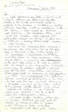 [William C. Hopkinson, Immigration Inspector, to William W. Cory, Deputy Minister of the Interior]
