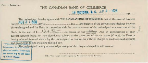 [The Canadian Bank of Commerce : Form 13]