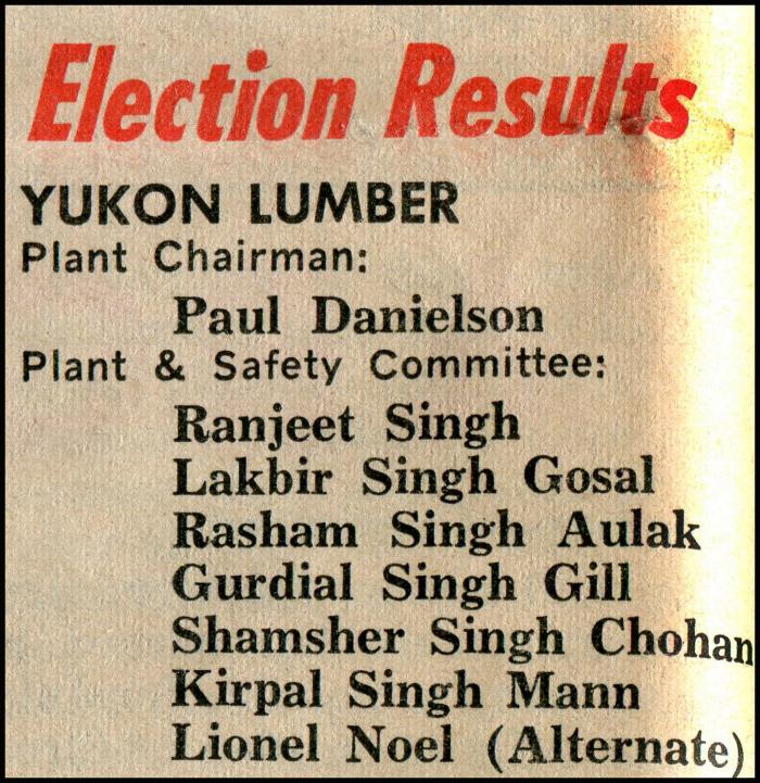 [Election results, The Barker]