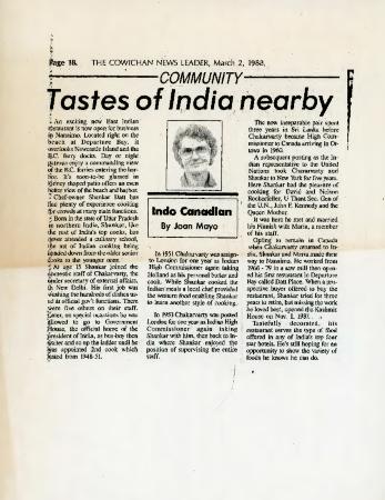 [Tastes of India nearby]