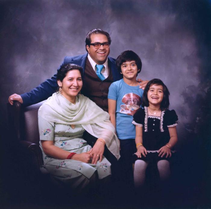 [Group portrait of Gill family]