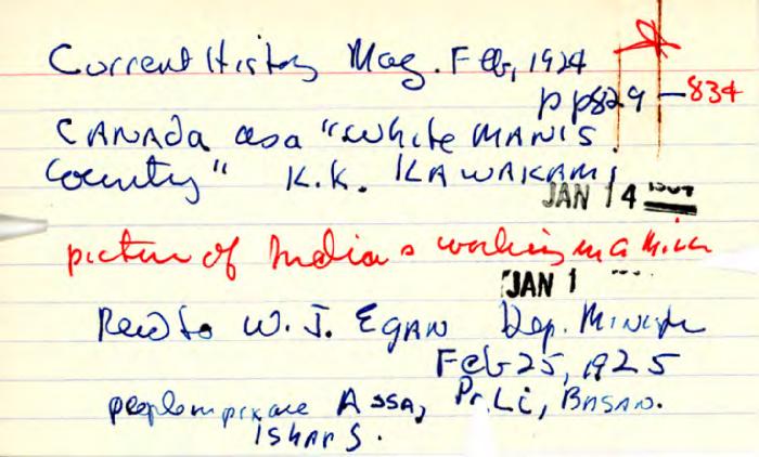 [Miscellaneous research notes]