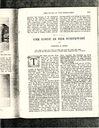 The Hindu in the Northwest