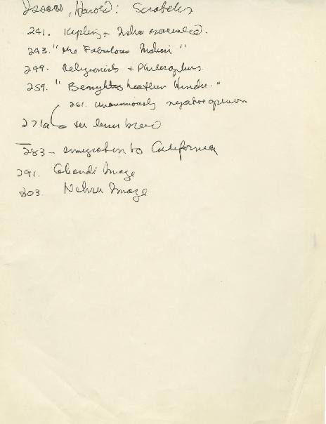 [Handwritten notes on research studies on Asian communities in Canada]