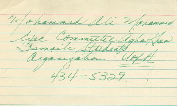 [Handwritten notes on Ismaili women]