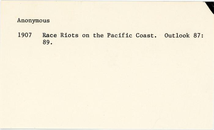 [Index card - Anonymous]