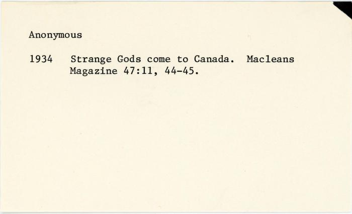 [Index card - Anonymous]