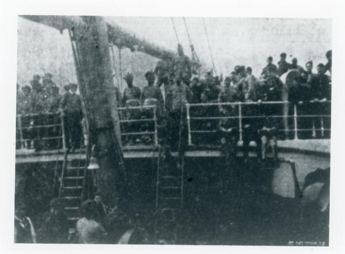 [Photo of coronation contingent]