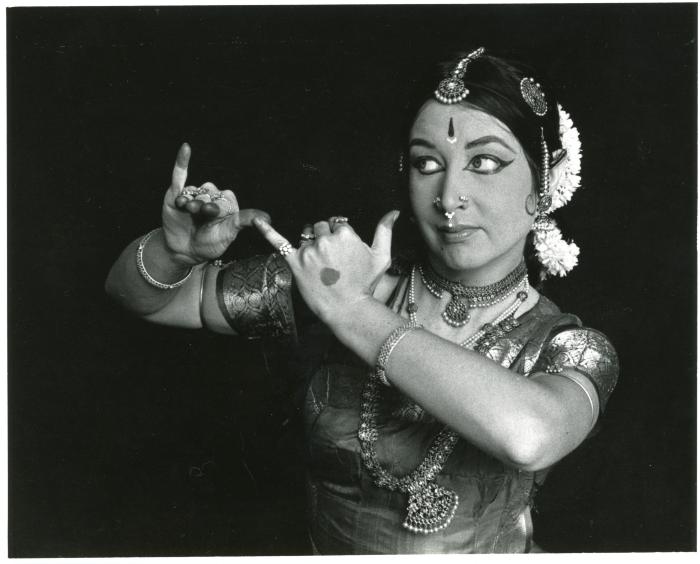 [Photo of an Indian classical dancer]