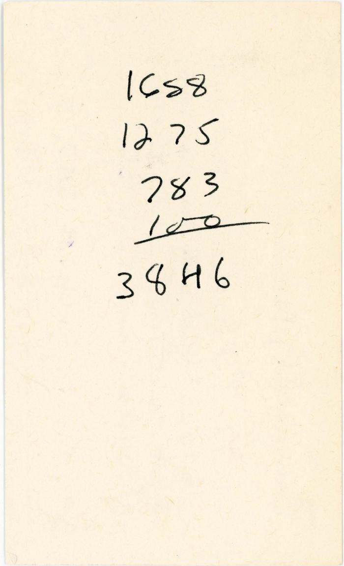 [Index card - 1688 1275 786 100 / 3846]
