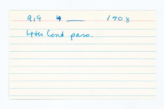 [Index card - 919 ]