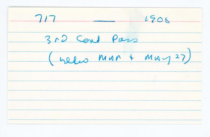 [Index card - 717]