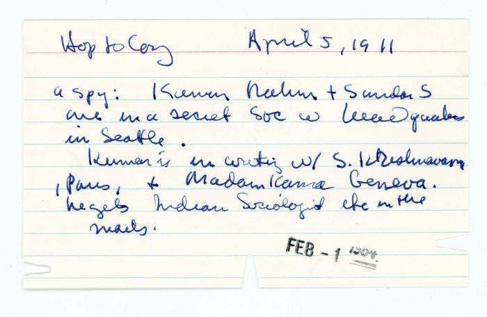 [Index card - Hop to Cory]