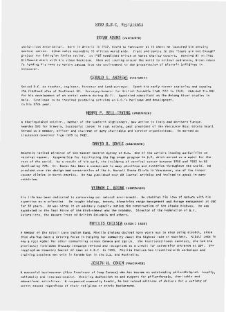 1990 O.B.C. recipients