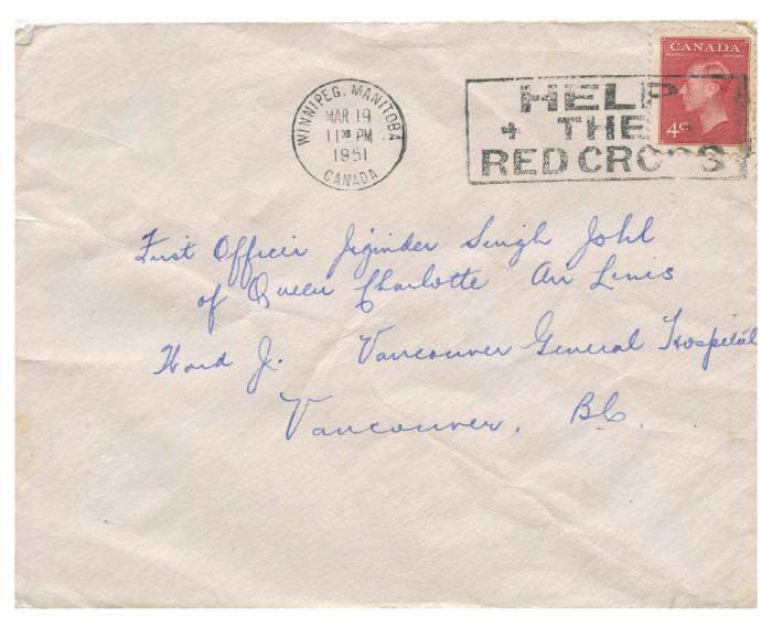 [Correspondence from Brami Sardar to Jiginder Singh Johl]
